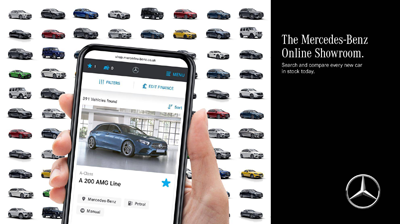 mercedes online showroom