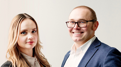 CSI Leasing Co managers Ivana Kundratova and Patryk Olszewski